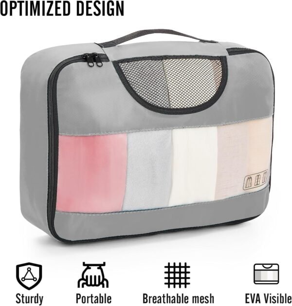 Packing Cubes for Travel – 8 Set Luggage Organizer BagsBest Amazon Deals