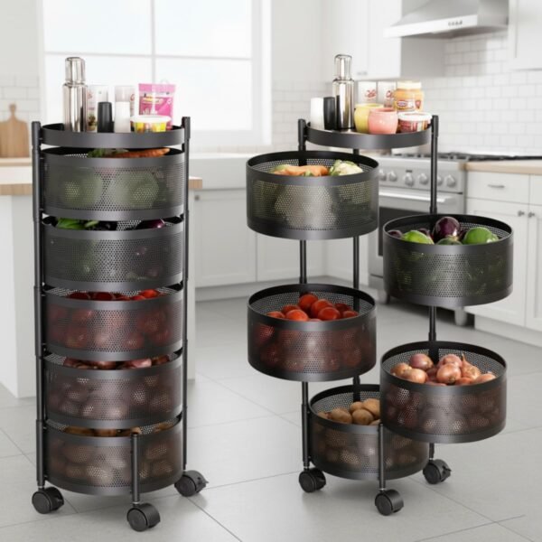JD FRESH 360 Rotating Kitchen Trolley with Wheels | 5Best Amazon Deals JD FRESH 360 Rotating Kitchen Trolley with Wheels | 5Best Amazon Deals
