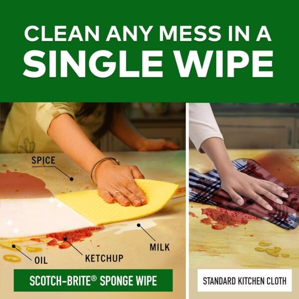 Scotch-Brite Sponge Wipes- Reusable, Kitchen and HouseBest Amazon Deals