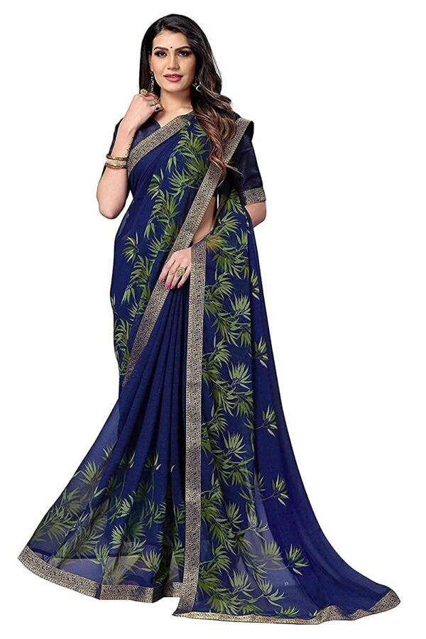 RAJESHWAR FASHION WITH RF Women’s Georgette PrintedBest Amazon Deals