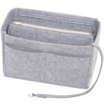 Handcuffs Women Purse Organizer Insert With Zipper PocketBest Amazon Deals