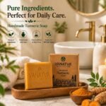 Handmade Turmeric Bathing Bar 110g | Herbal Cold ProcessBest Amazon Deals