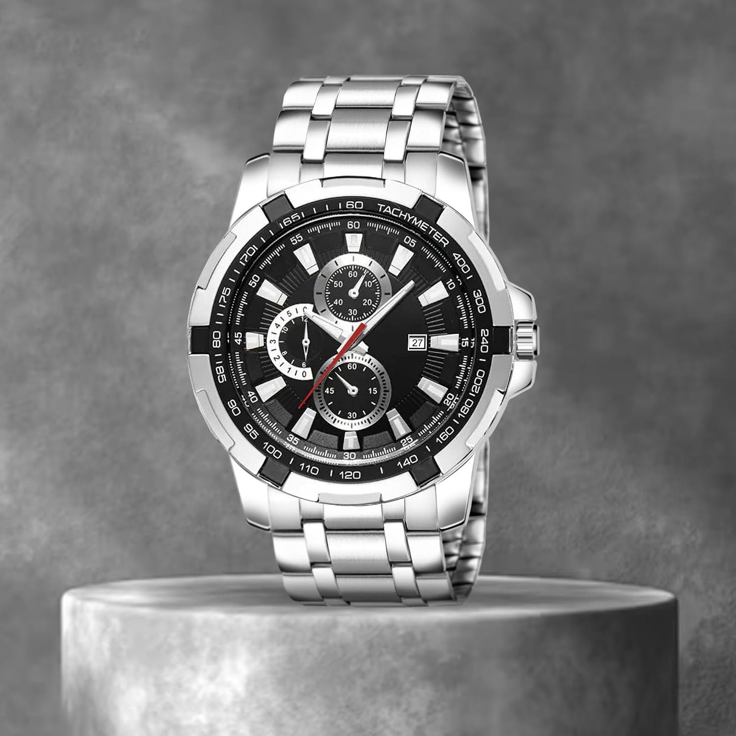 Shocknshop Analogue Stylish Round Dial Date DisplayBest Amazon Deals