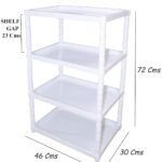 Baby Multipurpose 4 Plastic Shelf Storage RackBest Amazon Deals
