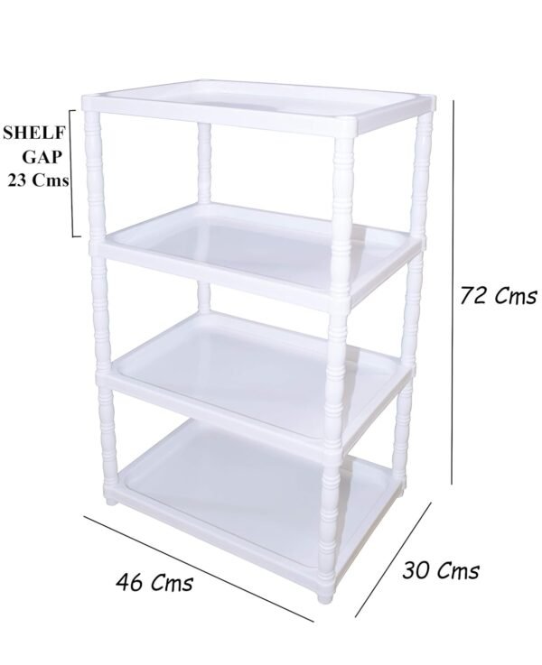 Baby Multipurpose 4 Plastic Shelf Storage RackBest Amazon Deals