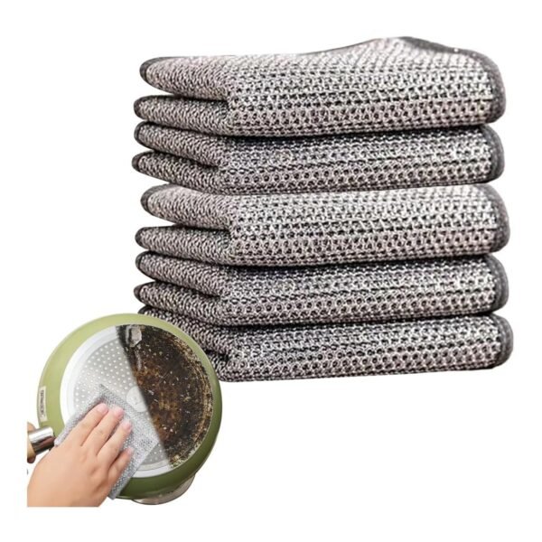 ZEVON Pack of 5 Multipurpose Non-Scratch Wire DishwashingBest Amazon Deals