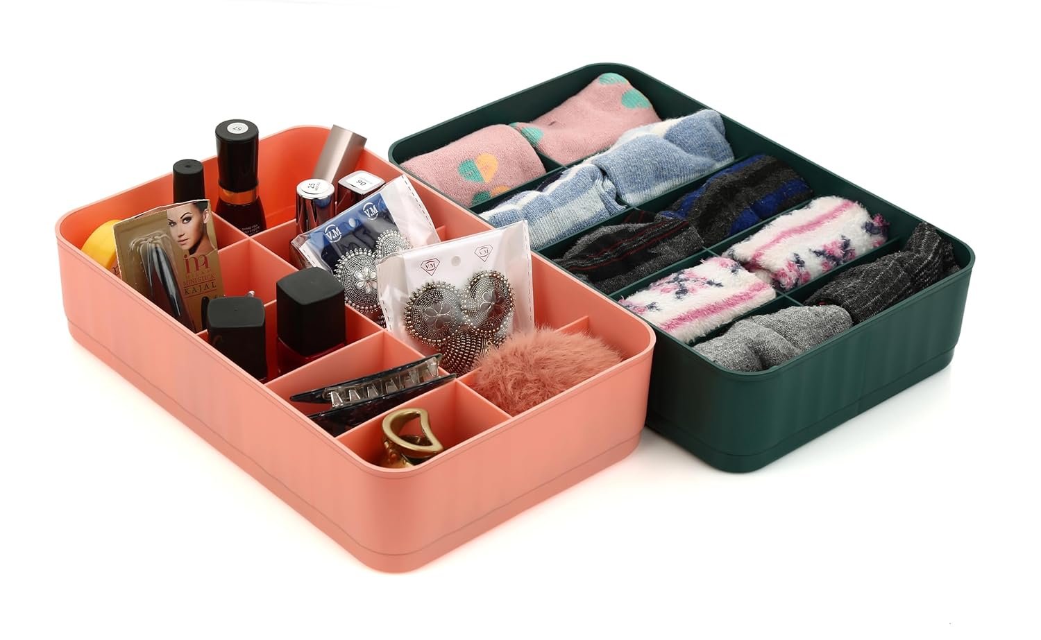 HAPPI Multipurpose Plastic Storage Socks Tray OrganizerBest Amazon Deals