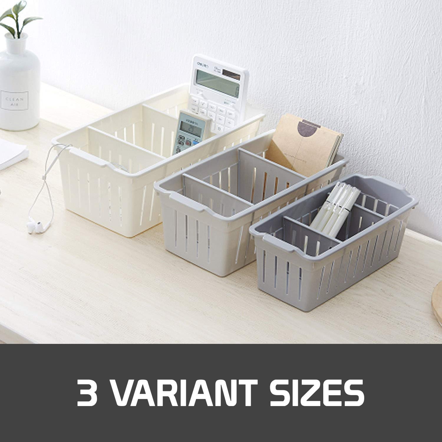 HOKIPO Multipurpose Plastic Rectangular Baskets forBest Amazon Deals