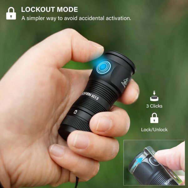sofirn LED Small Flashlight USB C Rechargeable, SC13Best Amazon Deals