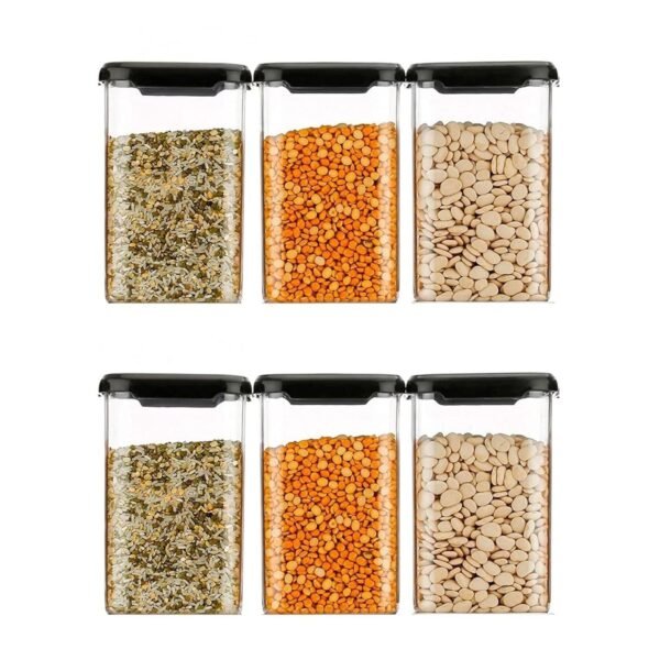 Airtight Plastic Square Container Set for Kitchen StorageBest Amazon Deals