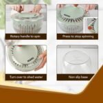 AGARO Elite Salad Spinner, 5L, Vegetable Cleaner & Dryer,Best Amazon Deals