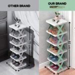QONETIC 5 Layer Plastic Shoe Rack for Home Stackable &Best Amazon Deals