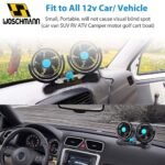 Woschmann Mitchell 12V DC Electric Car Fan for Dashboard,Best Amazon Deals