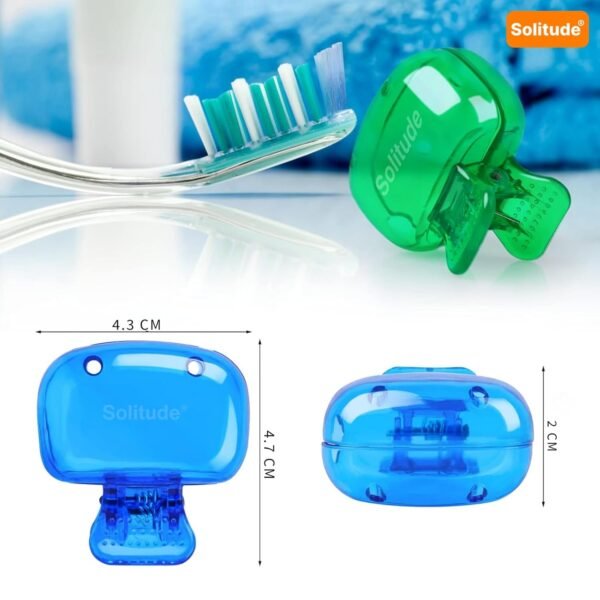 Solitude 6 Pcs Plastic Toothbrush Cap Protectors,Best Amazon Deals