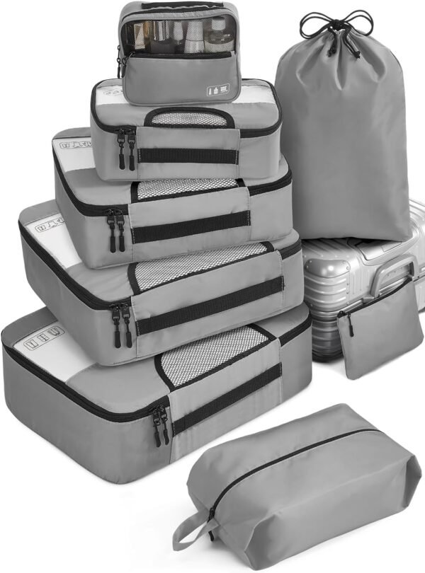 Packing Cubes for Travel - 8 Set Luggage Organizer BagsBest Amazon Deals Packing Cubes for Travel - 8 Set Luggage Organizer BagsBest Amazon Deals