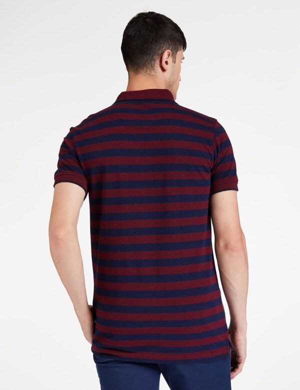Amazon Brand – Symbol Men’s Cotton Rich Striped PoloBest Amazon Deals