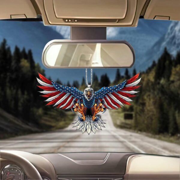 Spiaty American Eagle Car Hanging Ornament for Rear ViewBest Amazon Deals