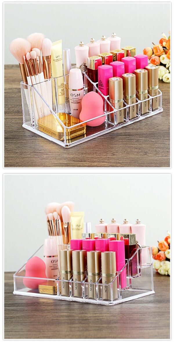 NYALKARAN Acrylic Cosmetic Organizer 16 Compartments forBest Amazon Deals
