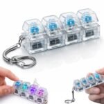 PANCA Transparent Mechanical Switch Fidget Keychain |Best Amazon Deals