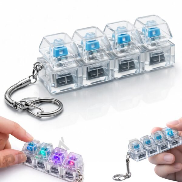PANCA Transparent Mechanical Switch Fidget Keychain |Best Amazon Deals