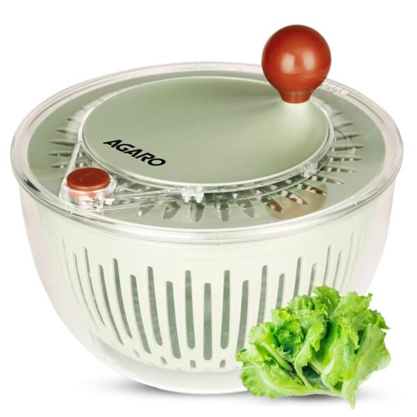 AGARO Elite Salad Spinner, 5L, Vegetable Cleaner & Dryer,Best Amazon Deals