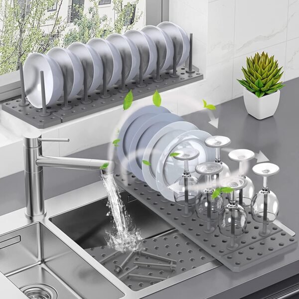 Kitchen Drawer Organizer Set of 2 | Adjustable CupboardBest Amazon Deals