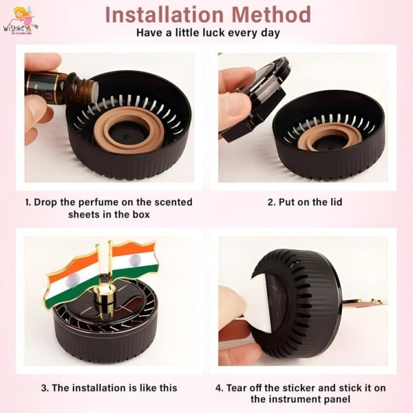 WISHKEY Solar Powered Car Dashboard Decoration Items CarBest Amazon Deals