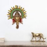 eCraftIndia Colorful Metal Sun Decorative Ganesha WallBest Amazon Deals