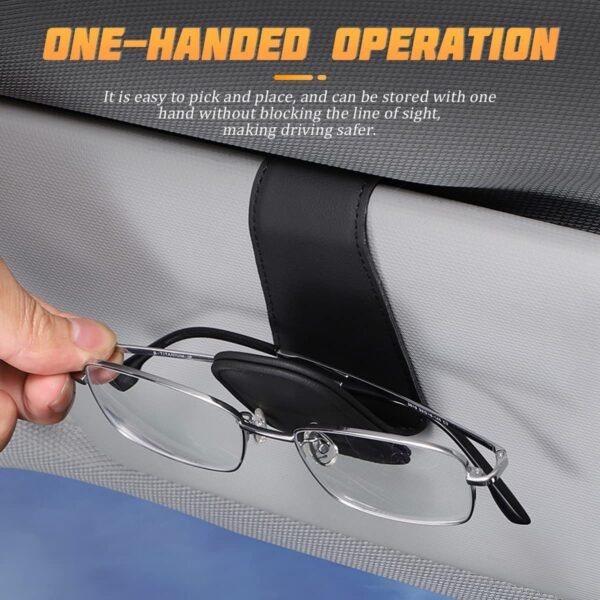 AICEL Sunglasses Holders for Car Sun Visor, LeatherBest Amazon Deals