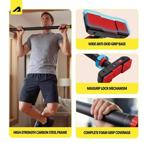 Boldfit Pull Up Bar for Home Workout Without Screw -Best Amazon Deals