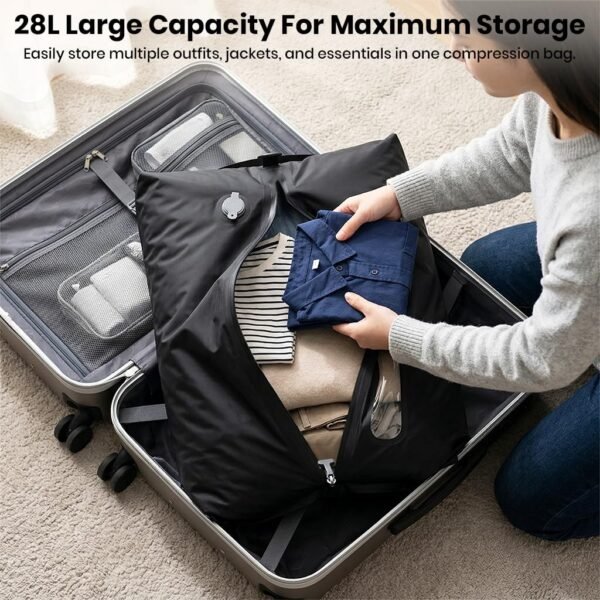 Vacuum Compression Storage Bags 28L with WindowBest Amazon Deals
