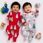 EIO 100% Cotton Rompers Sleepsuits Jumpsuit Night SuitsBest Amazon Deals