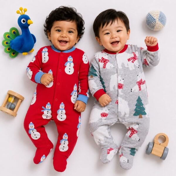 EIO 100% Cotton Rompers Sleepsuits Jumpsuit Night SuitsBest Amazon Deals