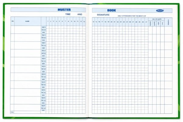 Tia Crafts Muster Attendance Register Book | DailyBest Amazon Deals