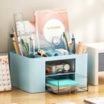 UCRAVO Plastic Stylish Stackable Desk Organizer with 2Best Amazon Deals