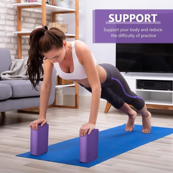 High Density Foam Yoga Block Brick Set of 2 for ImproveBest Amazon Deals