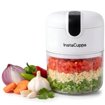 InstaCuppa Mini Electric Chopper for Kitchen, 50% LongerBest Amazon Deals