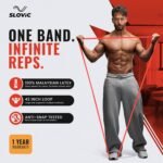 Slovic Latex Resistance Band for Workout [7-15 KG] |Best Amazon Deals
