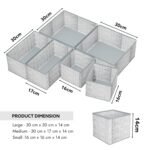Kuber Industries Polyester 6 Piece Foldable DrawerBest Amazon Deals