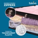 TAKIVA Transparent Plastic Clothes Storage Bag (Pack ofBest Amazon Deals