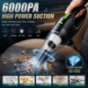 SARTE Car Vacuum Cleaner 6000Pa High Power Suction 2 in 1Best Amazon Deals