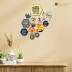 Artvibes Think Big Hexagon Shape MDF Wooden Wall DecorBest Amazon Deals