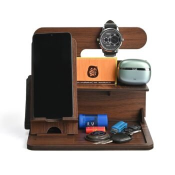 GKD Wooden Desk Organizer & Docking Station 6 in 1 withBest Amazon Deals GKD Wooden Desk Organizer & Docking Station 6 in 1 withBest Amazon Deals