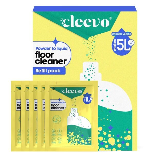 Cleevo Floor Cleaner Liquid (5L Refill Pack) | 1 Pouch =Best Amazon Deals