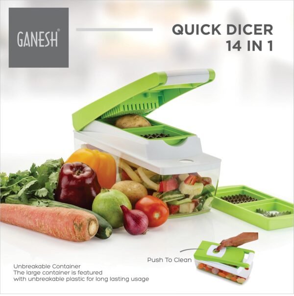 Ganesh 14 in 1 Multipurpose Chopper, Fruits & VegetableBest Amazon Deals