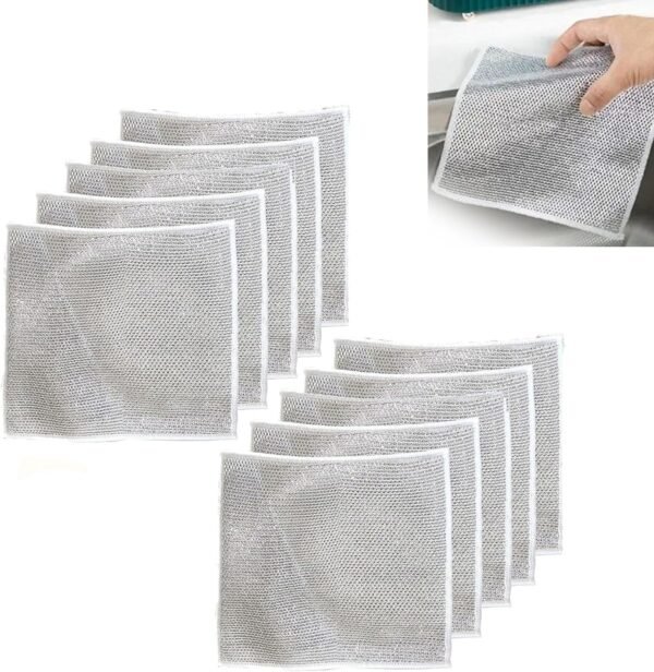 ZEVON Pack of 5 Multipurpose Non-Scratch Wire DishwashingBest Amazon Deals