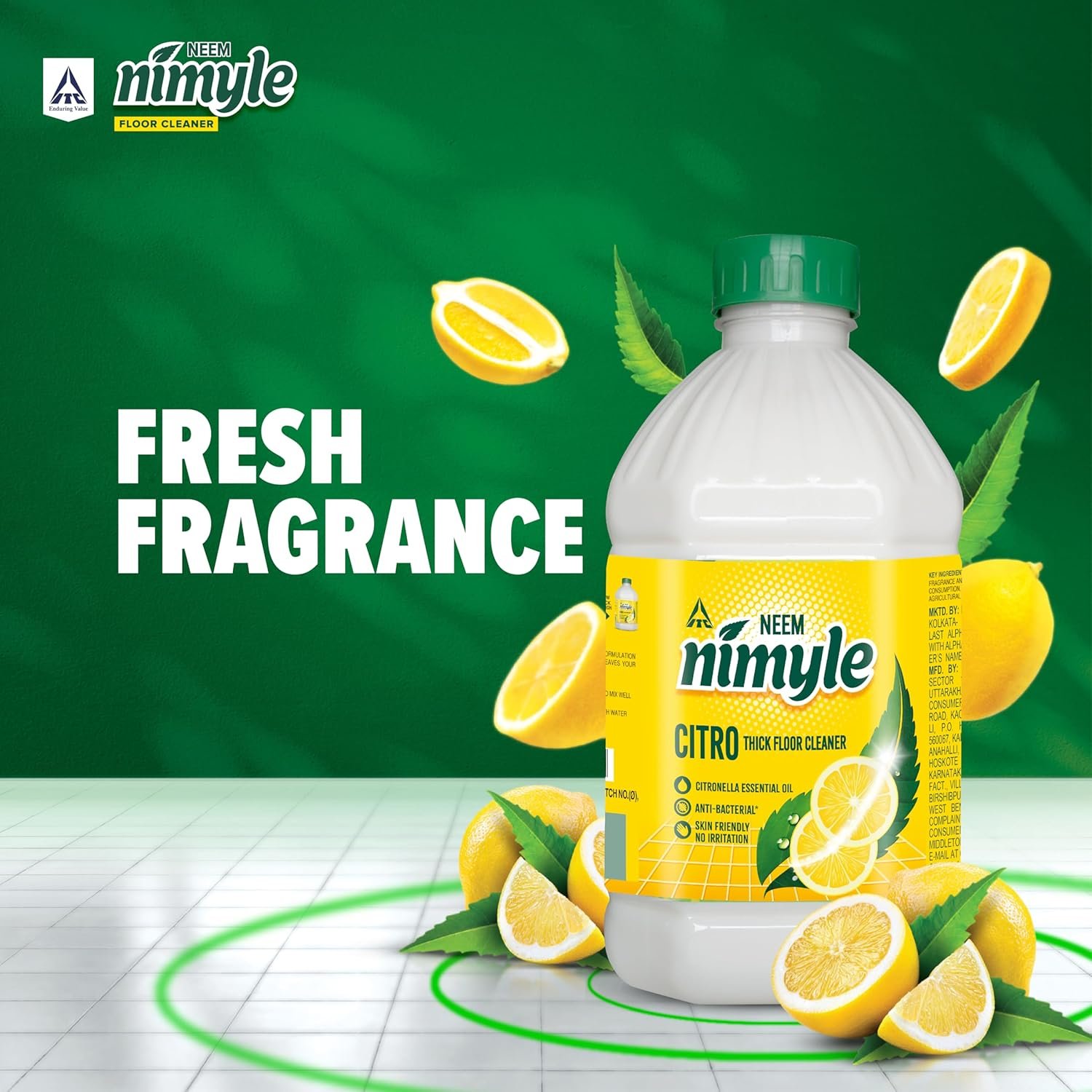 Nimyle ITC Floor Cleaner Liquid, Citro 1.8ltr, SurfaceBest Amazon Deals