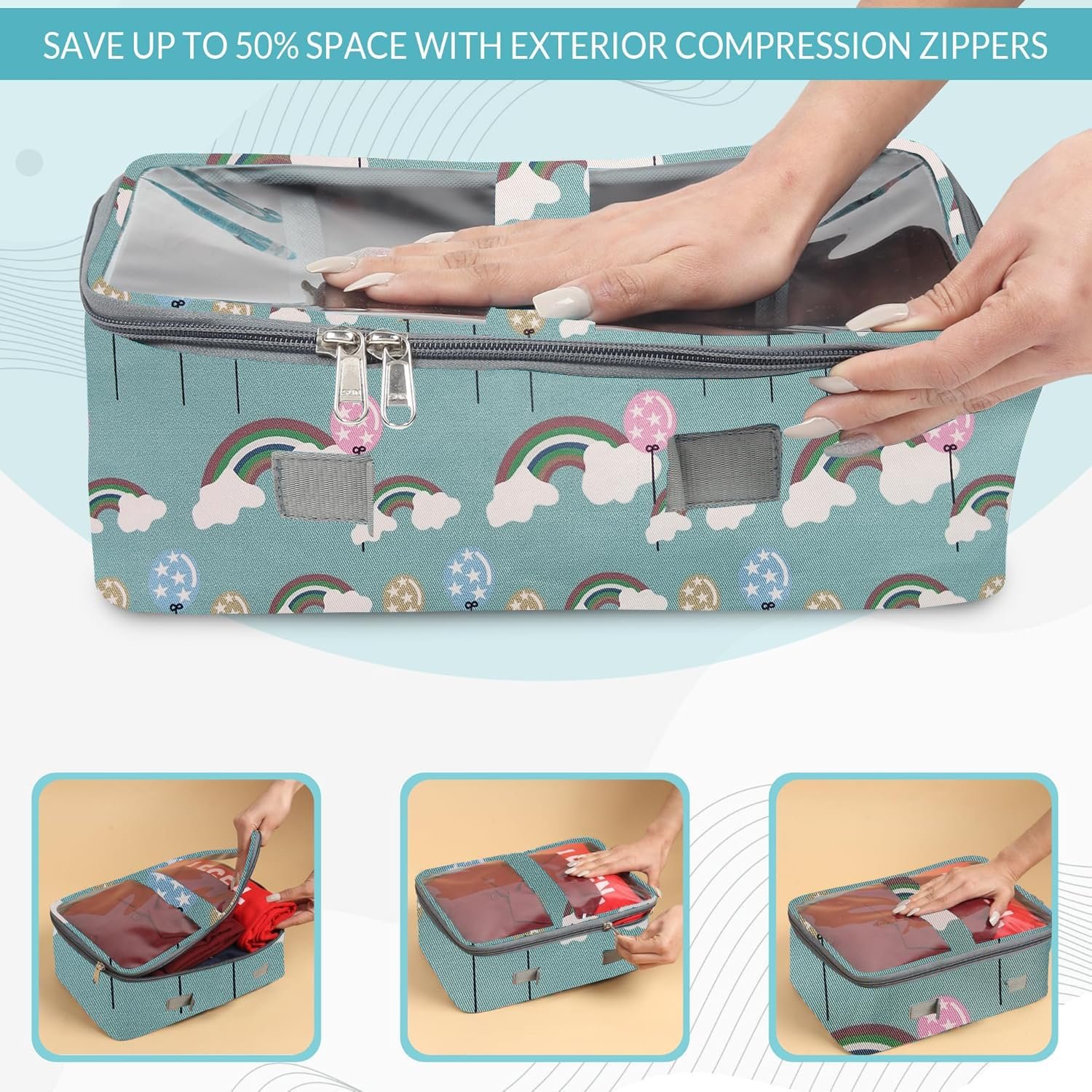 Mommybabyluv Packing Cubes for Suitcase 3 Piece TravelBest Amazon Deals