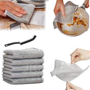 Microfiber Kitchen Cleaning Cloth (Set of 5) (Wet & DryBest Amazon Deals