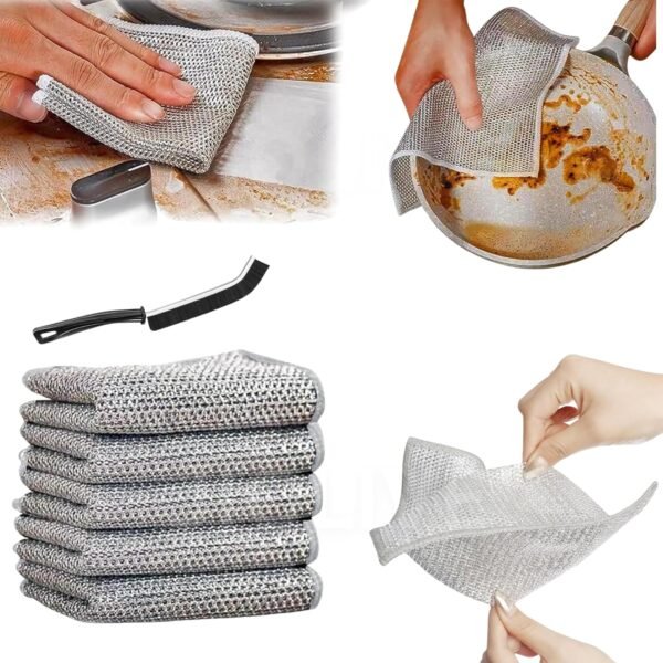 Microfiber Kitchen Cleaning Cloth (Set of 5) (Wet & DryBest Amazon Deals